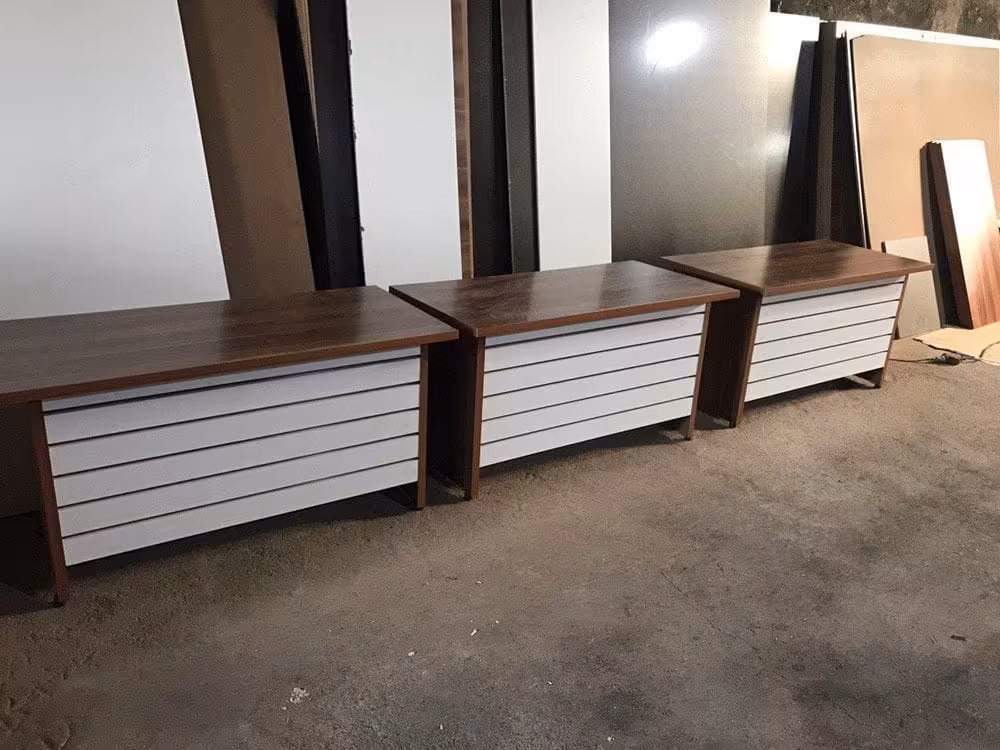 میز تحریر منشی دو کشو