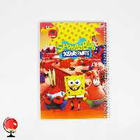 دفتر مشق 80 برگ سیمی مجلد طرح باب اسفنجی آپادانا