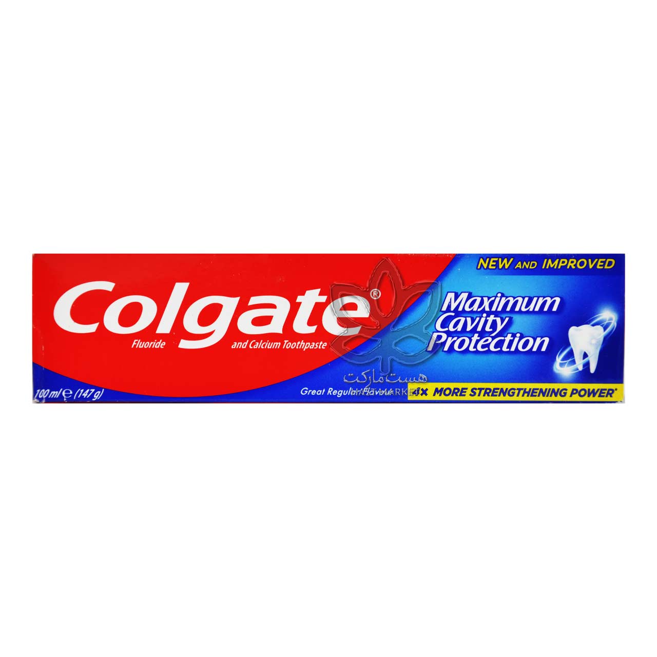 خمیر دندان ضد پوسیدگی قوی ( با کلسیم ) 100 میل کولگیت - colgate