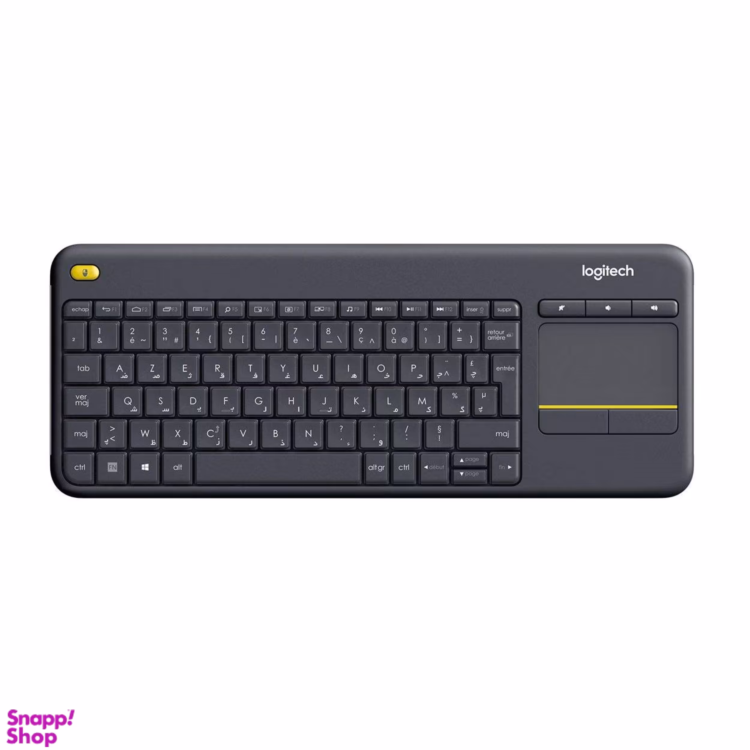 کیبورد بی‌ سیم لاجیتک (Logitech) مدل K400 Plus با حروف فارسی