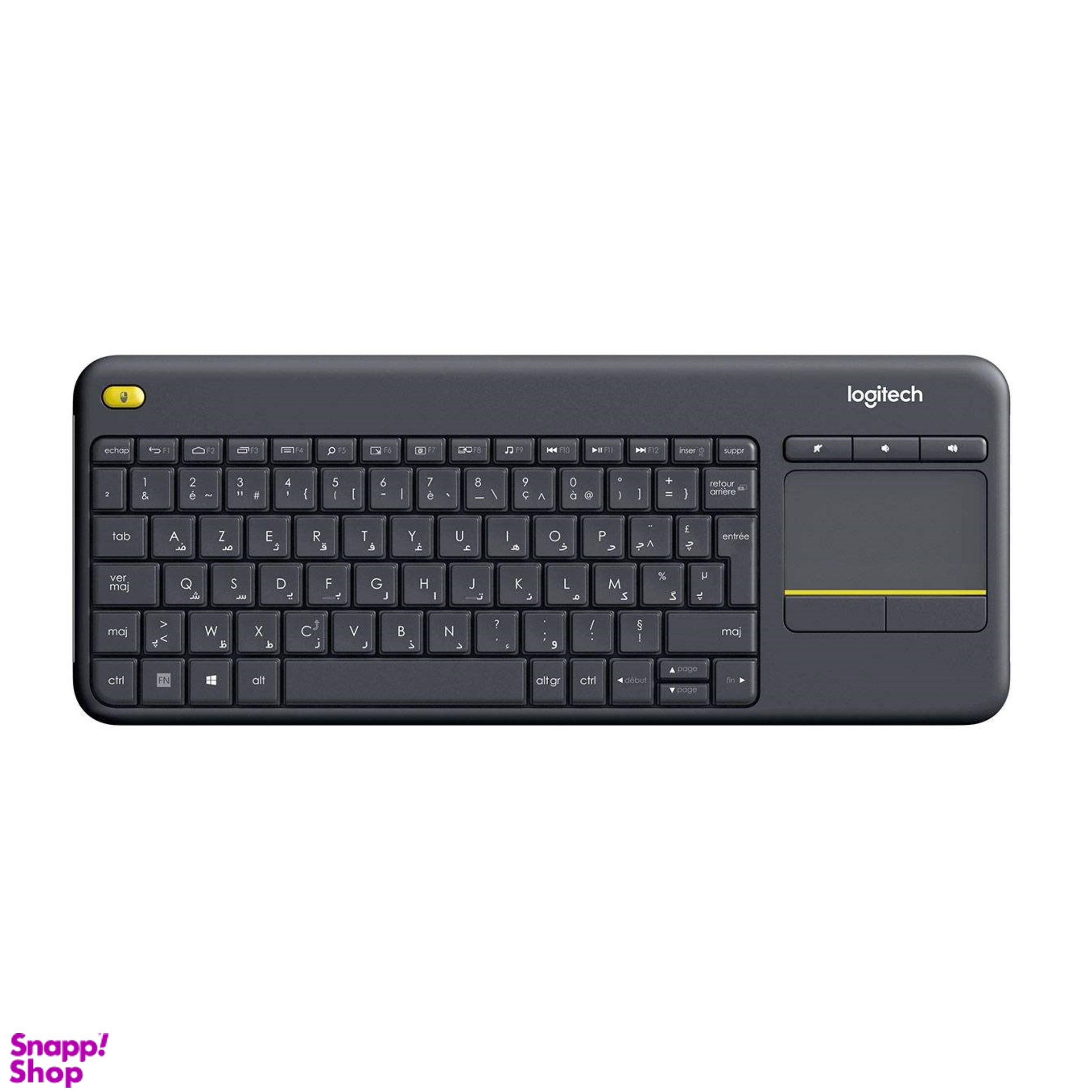 کیبورد بی سیم لاجیتک (Logitech) مدل K400 Plus با حروف فارسی