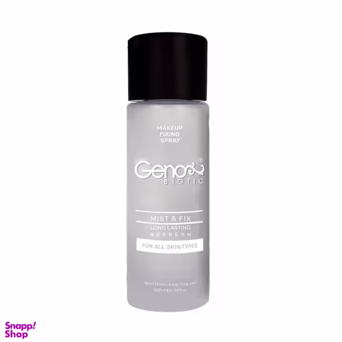 اسپری تثبیت کننده آرایش ژنوبایوتیک مدل Mist and Fix حجم 100 میلی لیتر
