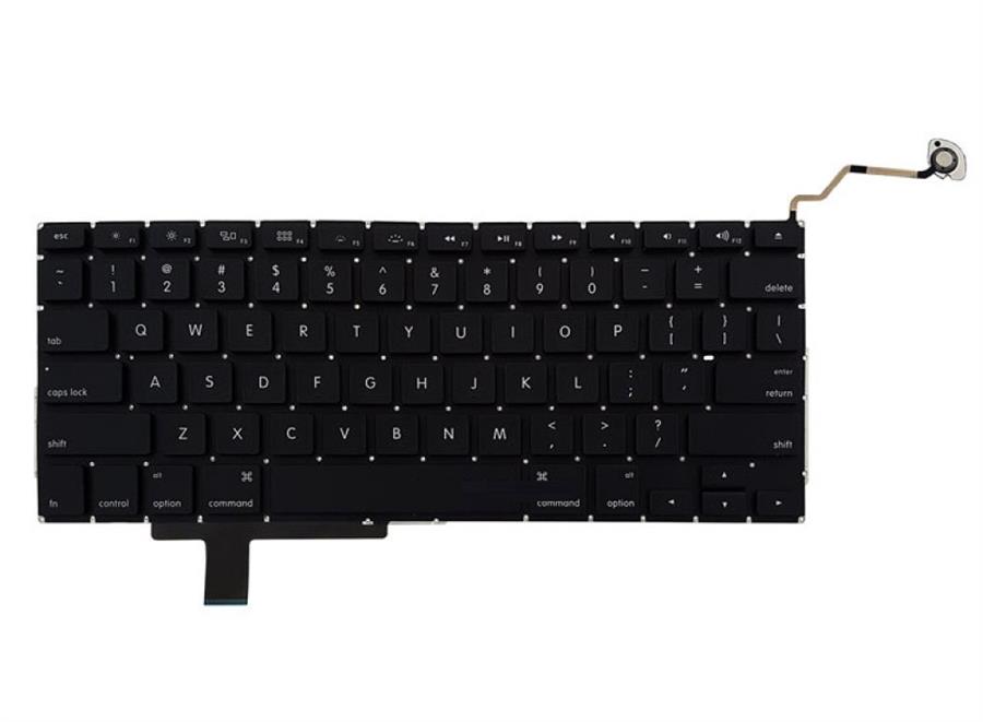 کیبورد لپ تاپ اپل MacBook Pro A1297 مشکی اینترکوچک به همراه کلید پاور