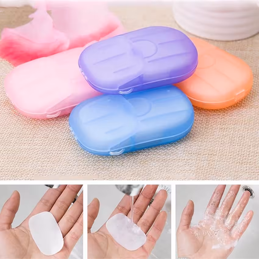 صابون جیبی ورقه ای 20 عددی