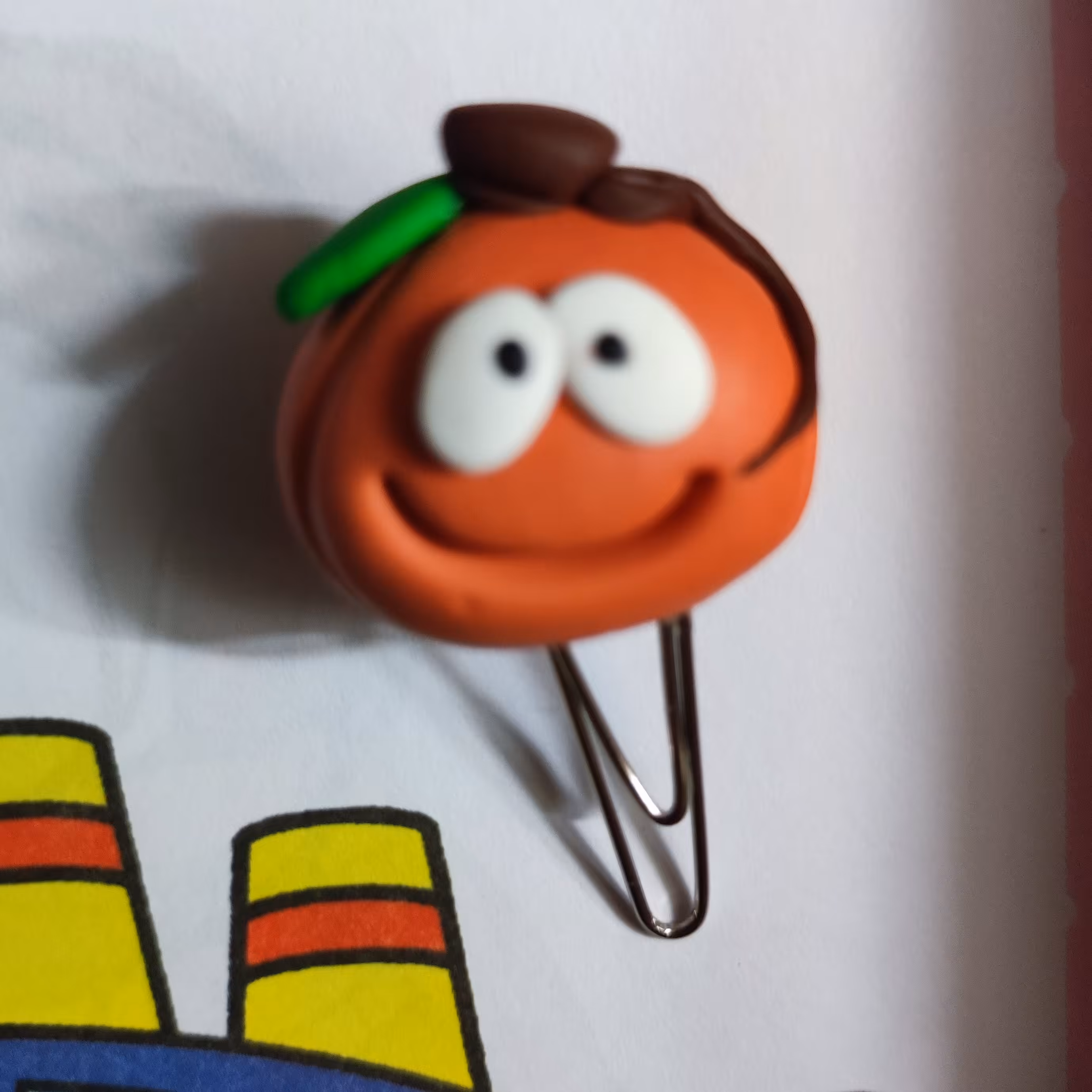 بوک مارک خمیری کدو هالوین 2