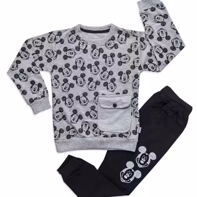 بلوز و شلوارمیکی موس هاپنبه دورس دو نخسایز50،55درpikmode