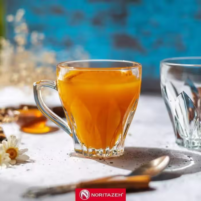 لیوان چای مدل فلورت 