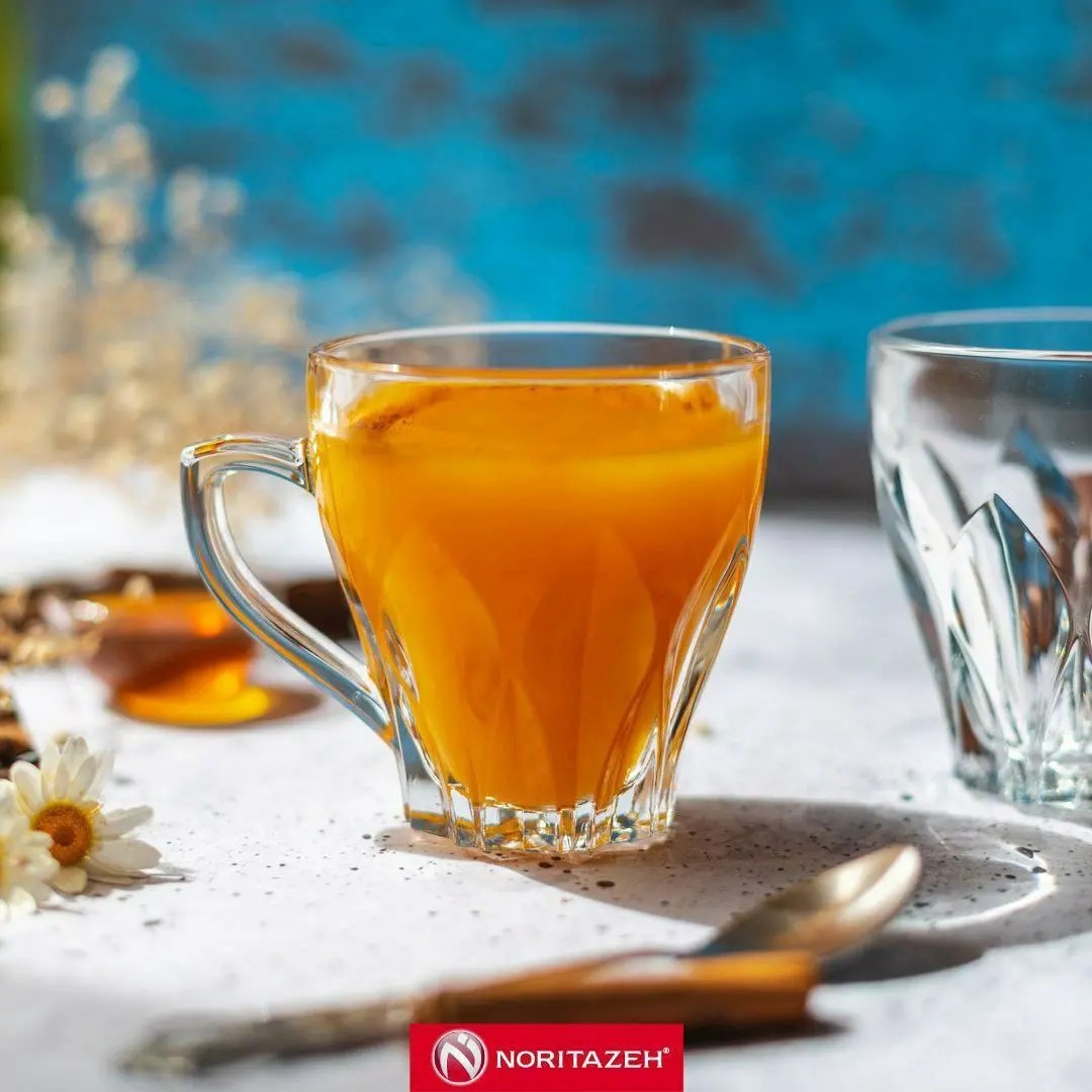 لیوان چای مدل فلورت 