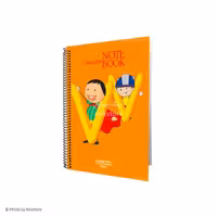 دفتر دوخط  60 برگ مجلد تک سیم آزاده کد 144