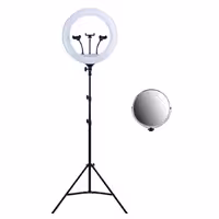 رینگ لایت YQ-460A Ring Light به همراه آینه و پایه 805