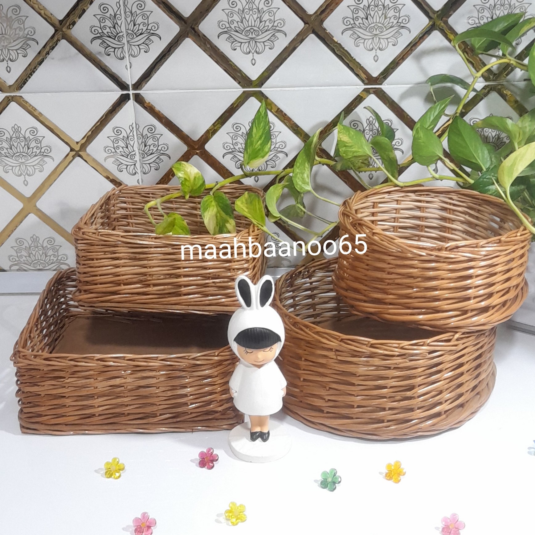 سبد چوبی جنس مروار