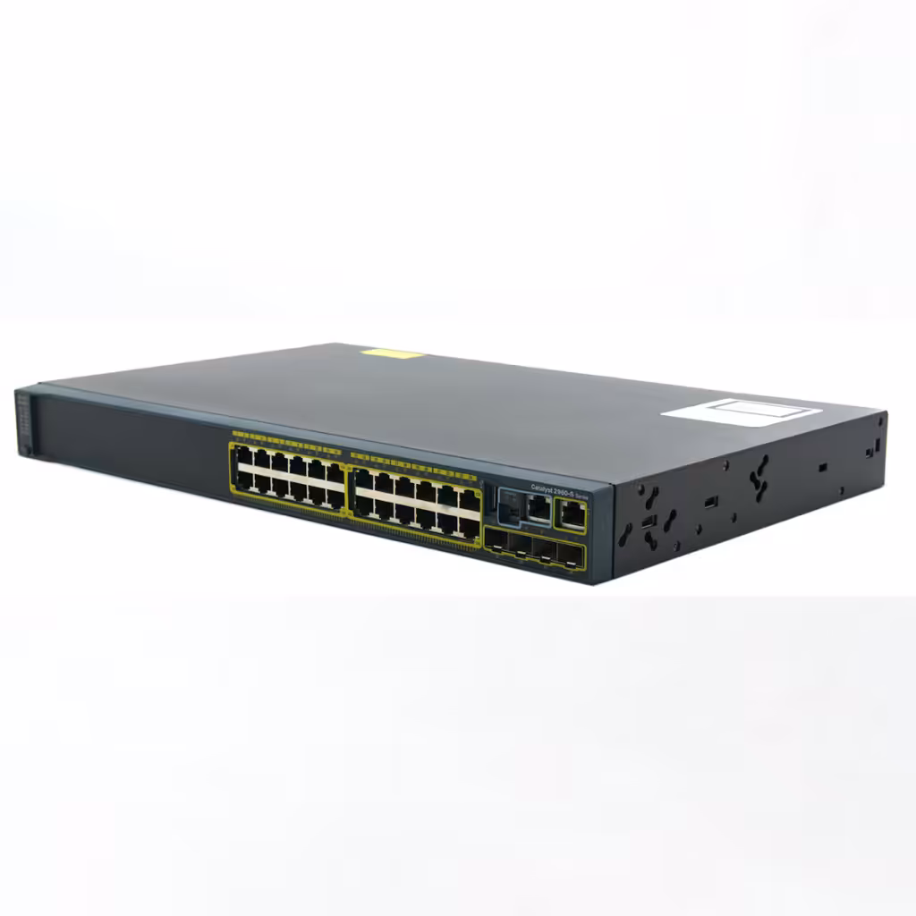 قیمت و خرید سوییچ شبکه 24 پورت   4 پورت SFP سیسکو مدل WS-C2960S-24TS-L | نت ران