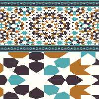 طرح کاشی کاری اسلامی شماره 20 - گرافیک با طعم تربچه