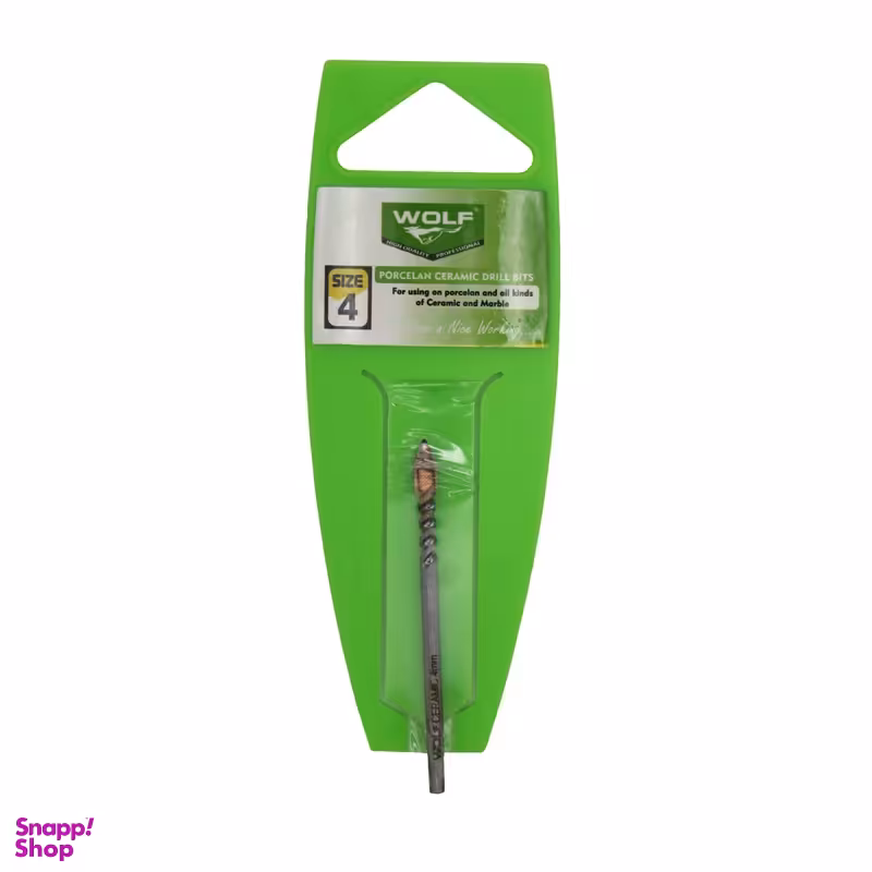 مته پرسلان سرامیک ولف مدل YP-6CM سایز 4 میلی متر