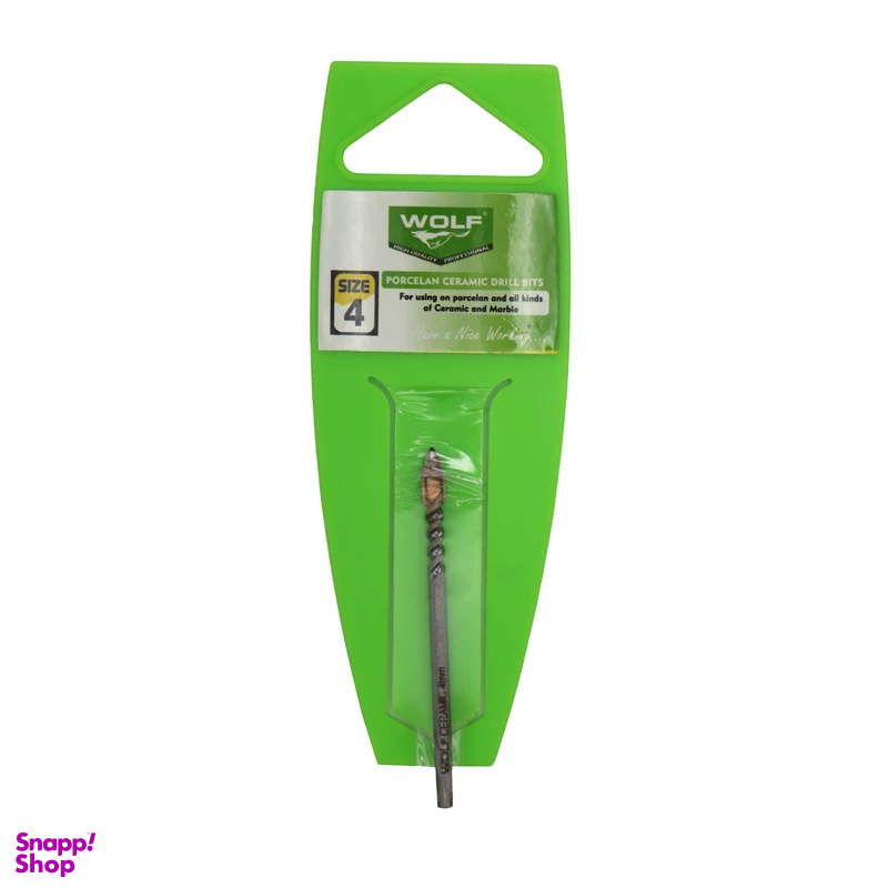 مته پرسلان سرامیک ولف مدل YP-6CM سایز 4 میلی متر