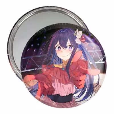 آینه جیبی خندالو مدل هوشینو انیمه اوشی نو کو ستاره من Oshi No Ko کد 27471