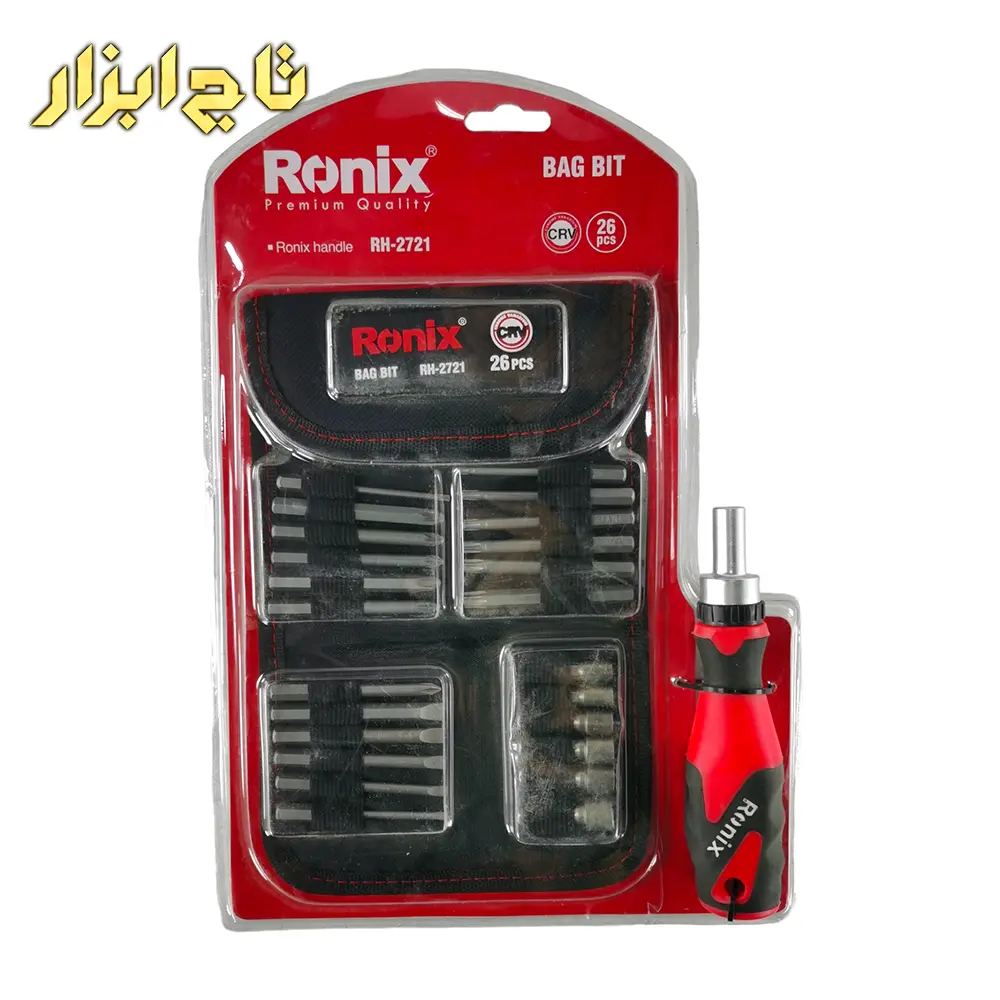 ست سری پیچ گوشتی و بکس رونیکس مدل RH-2721