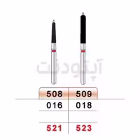 فرز الماسه کوتاه و بلند تیپر غیر برنده دور قرمز تیزکاوان | 508-509