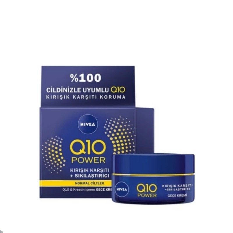 کرم ضد چروک شب نیوا مدل Q10 حجم 50 میلی