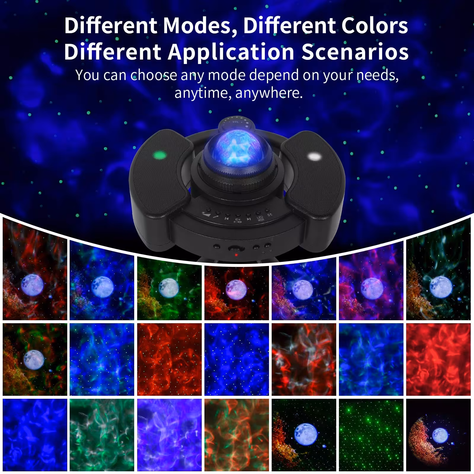 ویدیو پروژکتور کهکشانی ابر و ماه