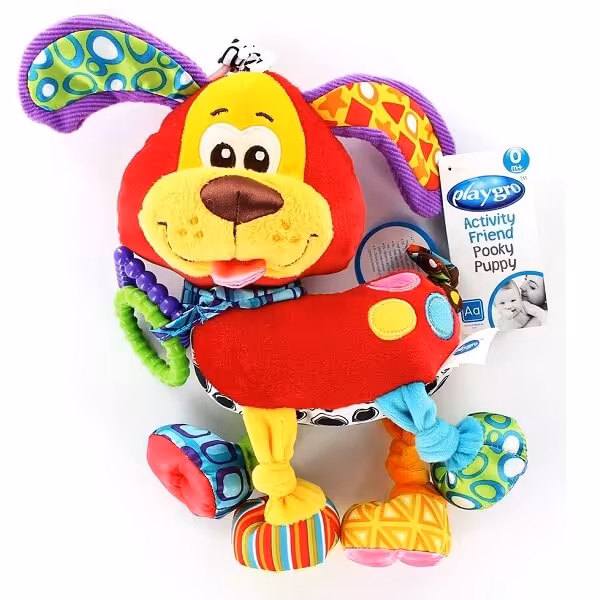 عروسک پولیشی پلی گرو مدل playgro pooky puppy