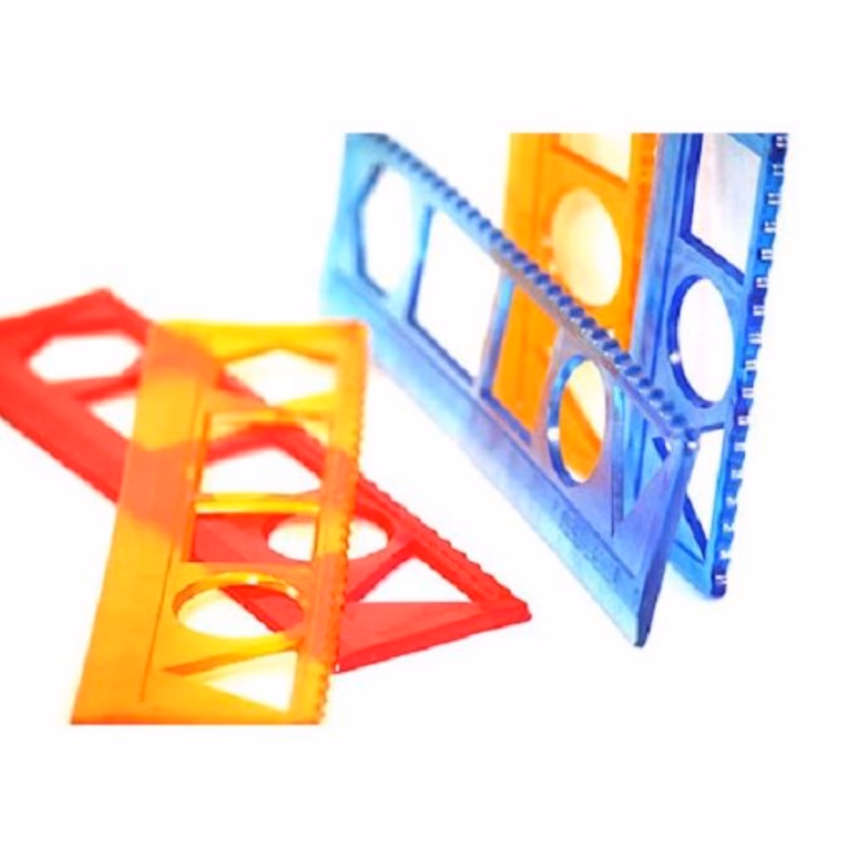 خط کش  15 سانت شابلون دار