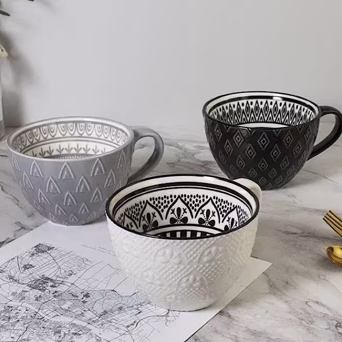 فنجان لاته سرامیکی