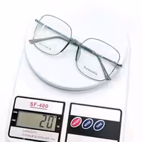 عینک بلوکات سایز بزرگ مربعی بدون نمره bluecut