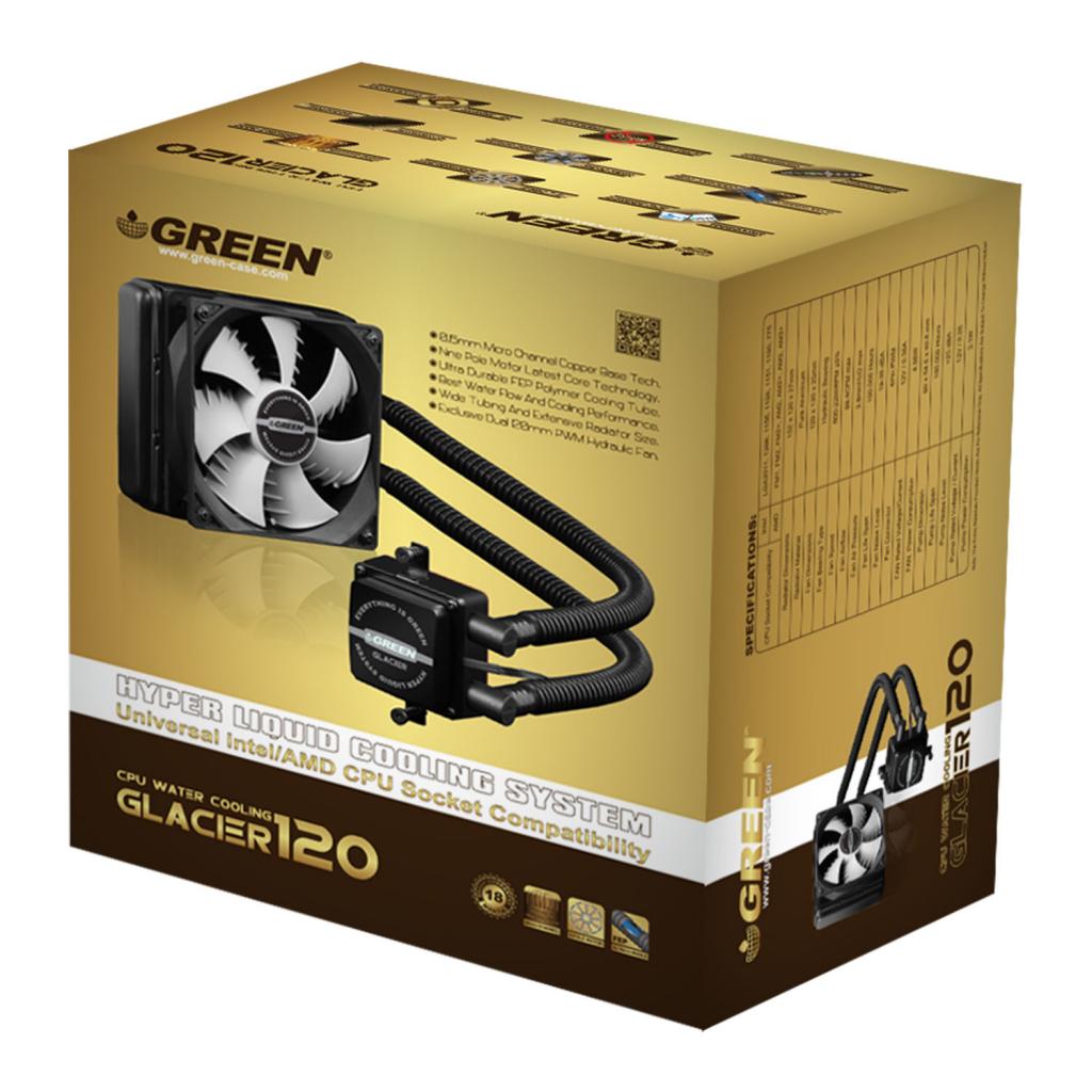 فن پردازنده گرین GLACIER 120-A