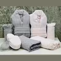 ست 10 پارچه حوله عروس و داماد bello