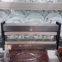 سرویس پاسماوری اورانوس اصل    بانکه شیشه ای ست 7پارچه استند دار اورانوس