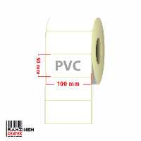 لیبل پی وی سی سایز 100*50 میلیمتر