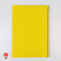 دفتر مشق 100 برگ سیمی رنگی آونگ زرد