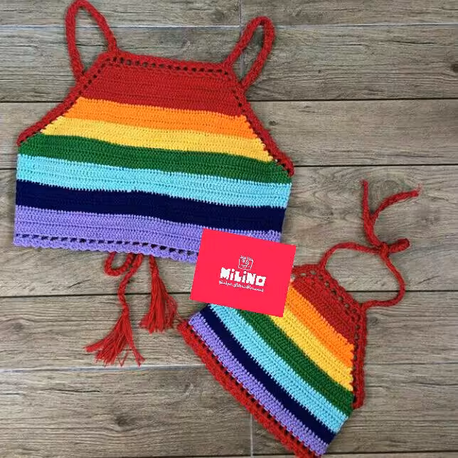 ست نیم تنه مادر و دختری