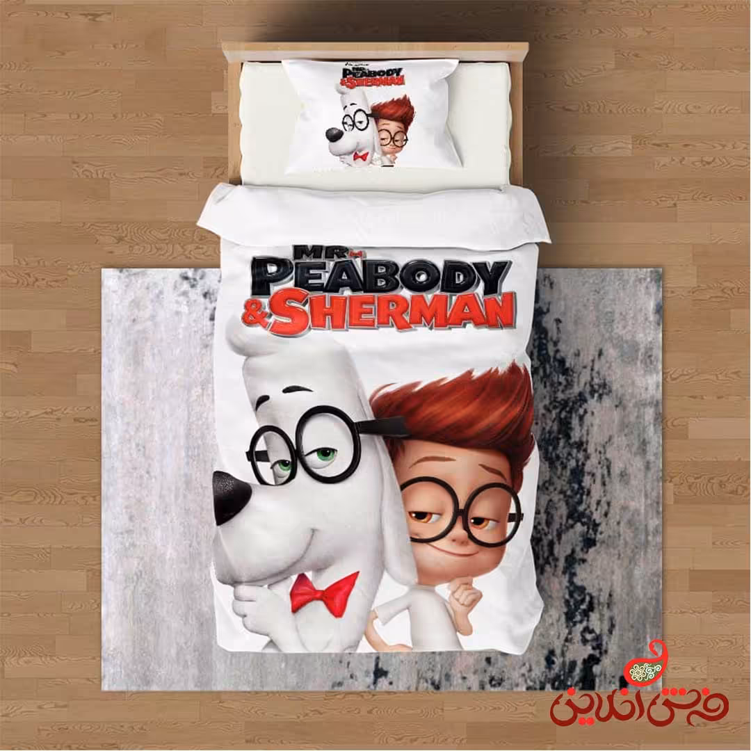 روتختی طرح انیمیشن PEA BODY AND SHER MAN کد 2981