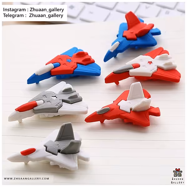 پاک کن سه بعدی طرح جت جنگنده