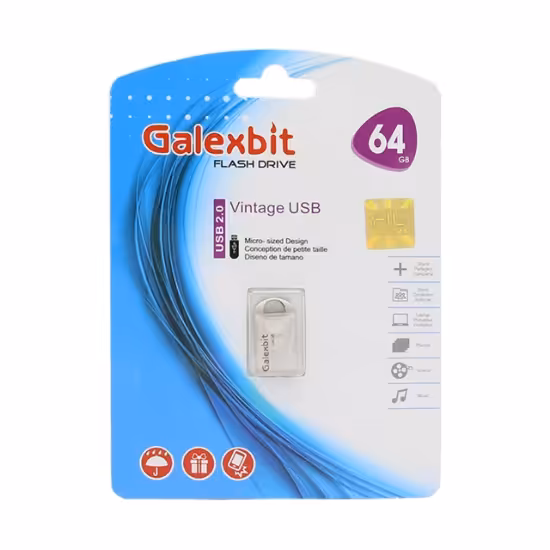 فلش مموری گلکسبیت مدل Vintage USB2.0 ظرفیت 64 گیگابایت