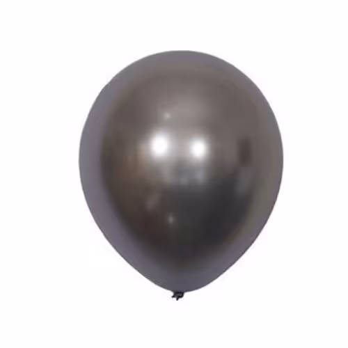 بادکنک کروم نقره ای 3 عددی