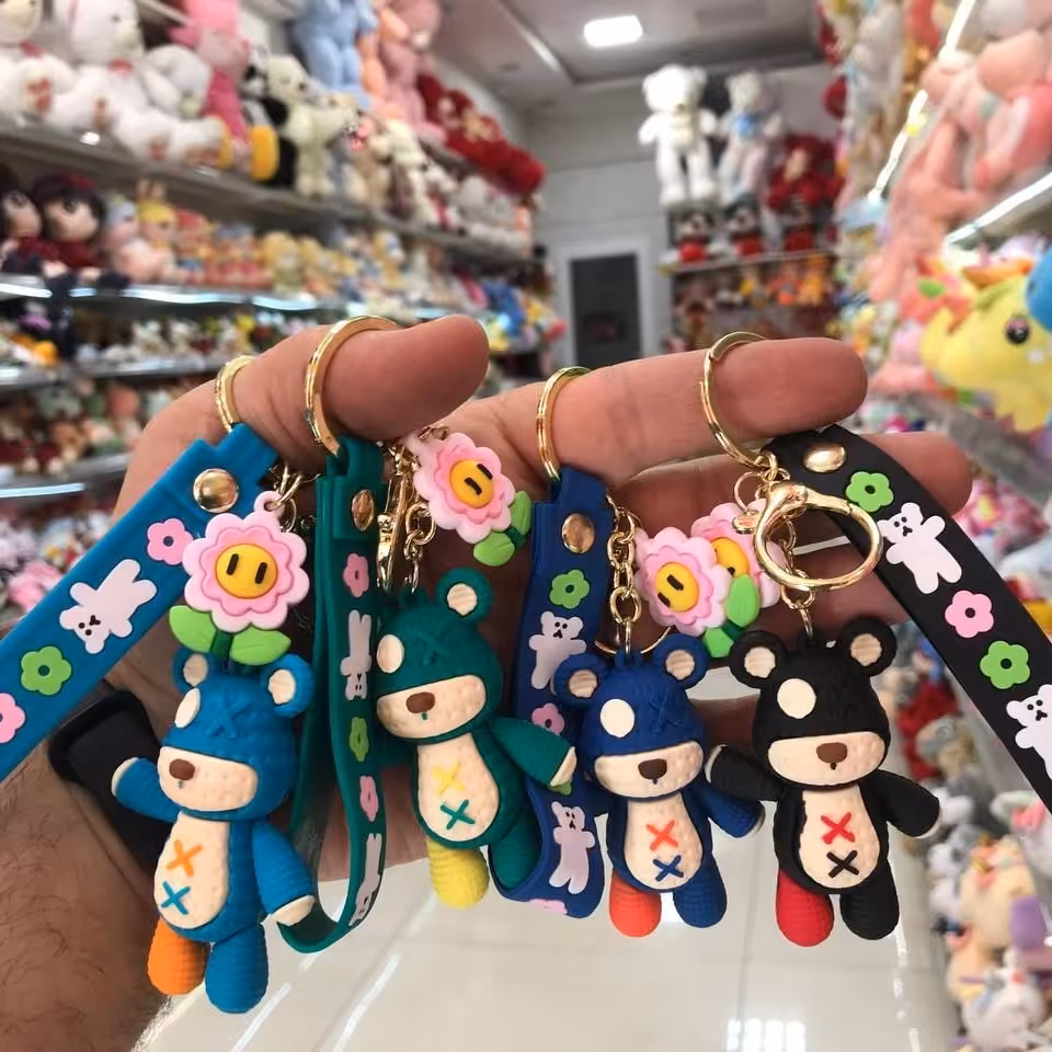 جاسوییچی سیلیکونی طرح خرس بافتنی