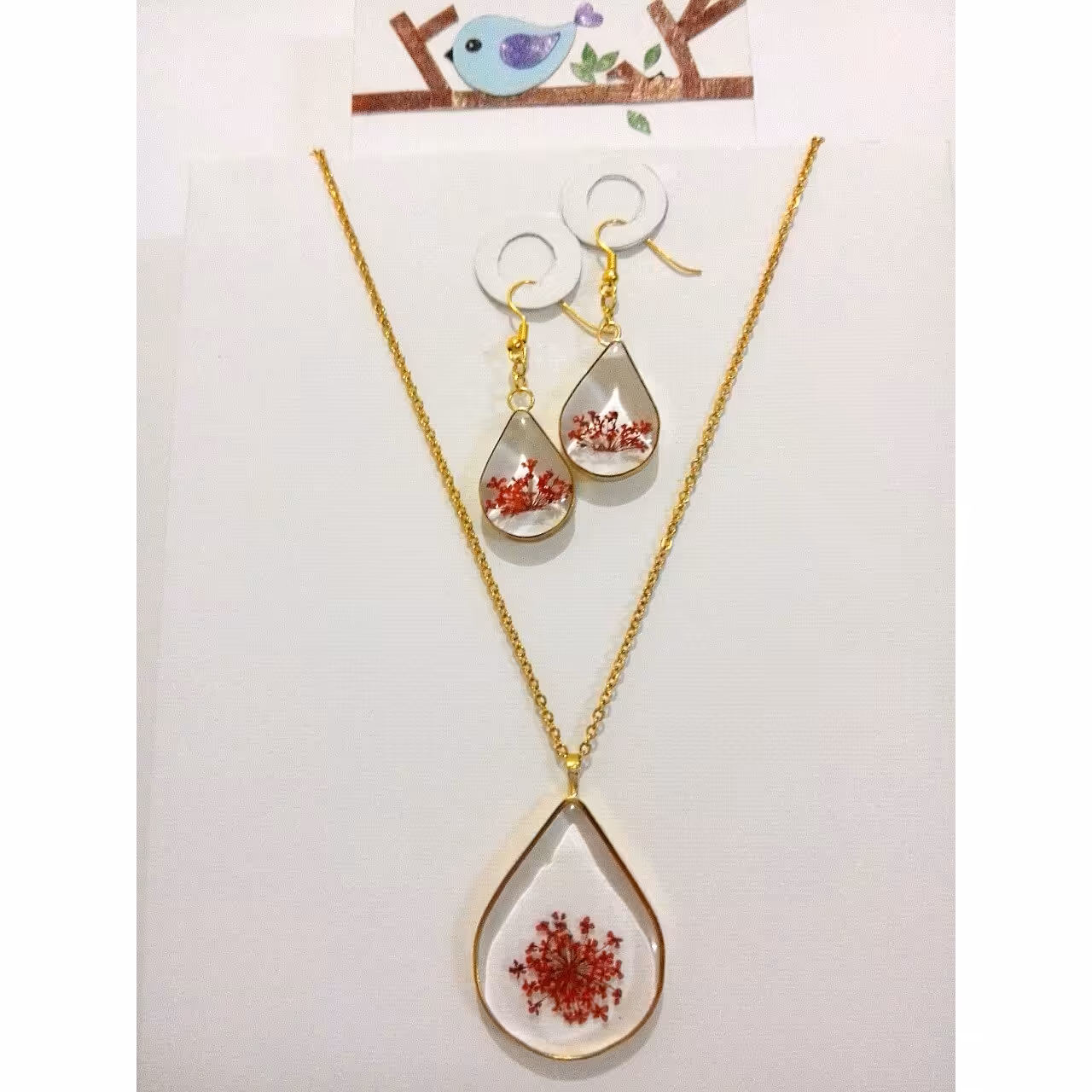 نیم ست گل طبیعی