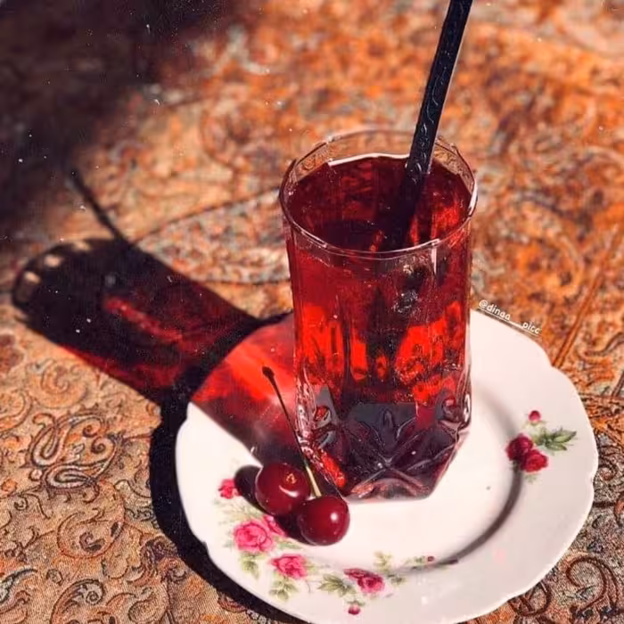 شربت آلبالو طبیعی