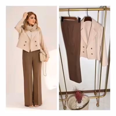 کت شلوار مدل موکا