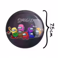 آینه جیبی خندالو مدل امانگ آس Among Us کد 10311