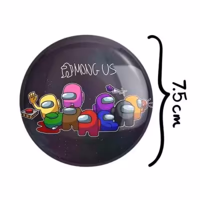 آینه جیبی خندالو مدل امانگ آس Among Us کد 10311