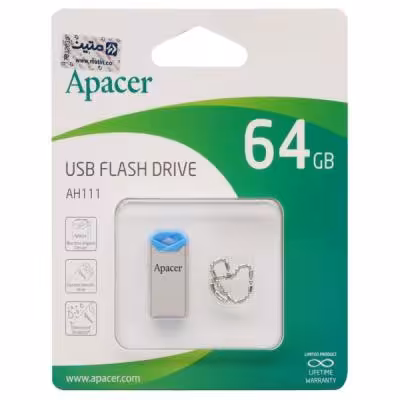 فلش مموری USB2.0 اپیسر مدل AH111 به ظرفیت 64 گیگ