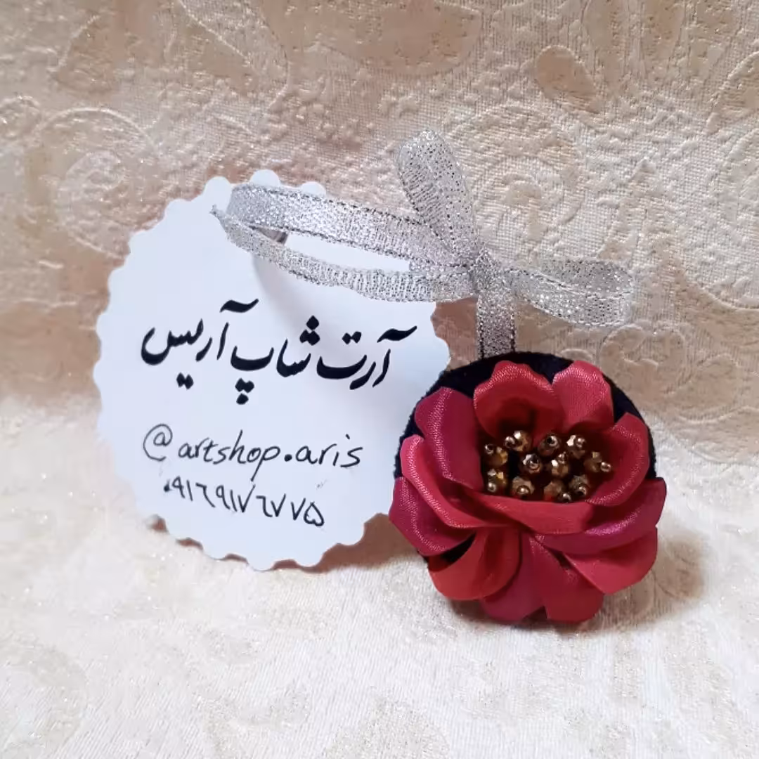 گلسینه  روباندوزی گل رز (پس کرایه)