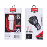 شارژر فندکی جی فوز مدل  CR-66 به همراه کابل تبدیل MicroUSB