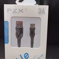 کابل فست شارژ  3A شرکت pzx مدل V182s به همراه یک سال گارانتی بی قید و شرط 