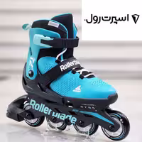 اسکیت رولربلید پسرانه میکروبلید مدل Microblade 2023 ابی فیروزه ای