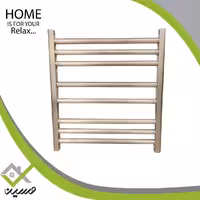 حوله خشک کن رومینا فولادی آبکاری کروم مات 60 سانتی (هزینه ارسال پس کرایه است)